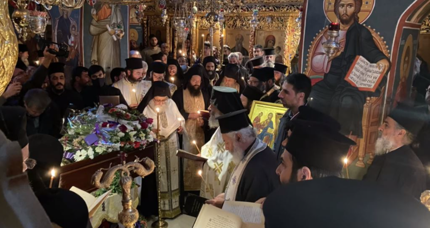 Reposed Elder Athanasios, abbot of Stavrovouni Monastery, laid to rest