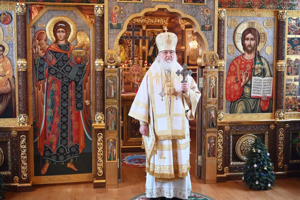 В Неделю 31-ю по Пятидесятнице Святейший Патриарх Кирилл совершил Литургию в Александро-Невском скиту
