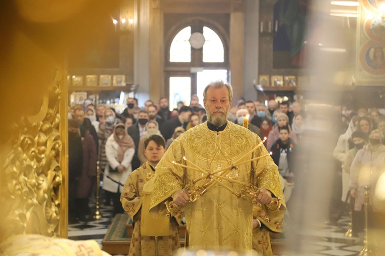 Sunday before the Nativity of the Lord celebrated in the Metropolitan Cathedral in Chisinau