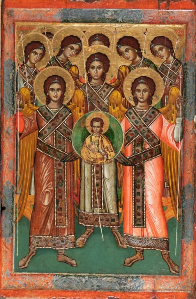 “Mbledhja e Kryeëngjëjve”, një ndër ikonat më të bukura në Muzeun e Artit Mesjetar