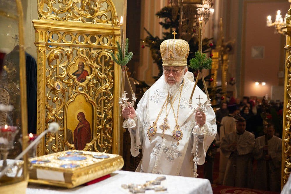 ოთხთვიანი პაუზის შემდგომ უნეტარესი საბა პირველად გამოჩნდა წირვაზე