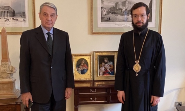 Митрополит Корсунский и Западноевропейский Антоний встретился с послом РФ в Ватикане А.А. Авдеевым