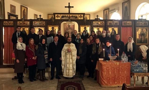 Богојављење у Подворју Руске Православне Цркве у Дамаску