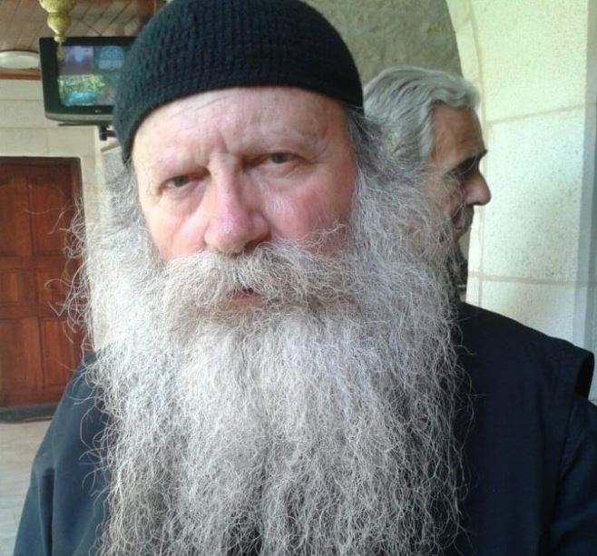 Η εξόδιος ακολουθία του π. Σάββα στην Ιερά Λαύρα του Αγίου Σάββα