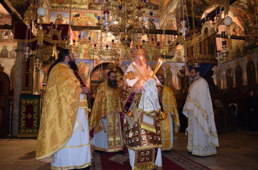 Всенощно бдение в Бачковската света обител