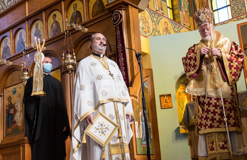 Fr. Odisseys Drossos Installed at St. Nectarios in Roslindale, MA