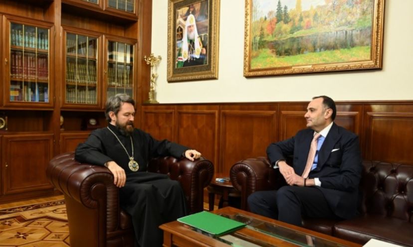 Συνάντηση Μητροπολίτη Βολοκολάμσκ με πρέσβεις Αρμενίας και Αζερμπαϊτζάν
