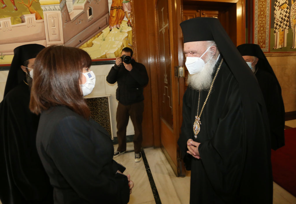 Primate of Church of Greece receives country’s president