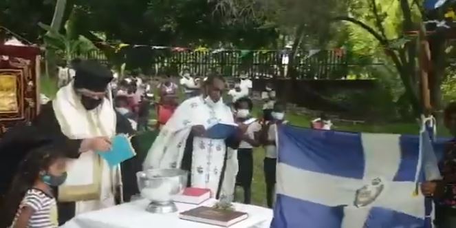 Αγιασμός των υδάτων για πρώτη φορά στον ποταμό Ζαμπέζι