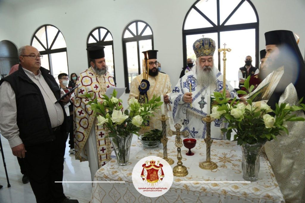 المطران خريستوفوروس عطالله في زيارة رعوية لكنيسة القديس جاورجيوس – صافوط