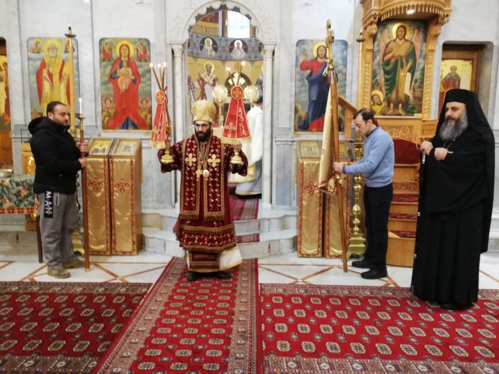 ببركة وحضور صاحب السيادة المتروبوليت أنطونيوس (الصوري)، ترأس سيادة المطران تيودور (غندور) صلاة السحرية والقداس الإلهي بمناسبة عيد شفيعه صباح اليوم الأربعاء ١٧ شباط ٢٠٢١ في كاتدرائية القديس نيقولاوس في زحلة.