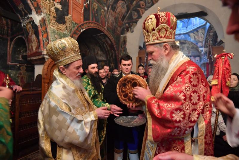 Епископ милешевски Атанасије прославио имендан