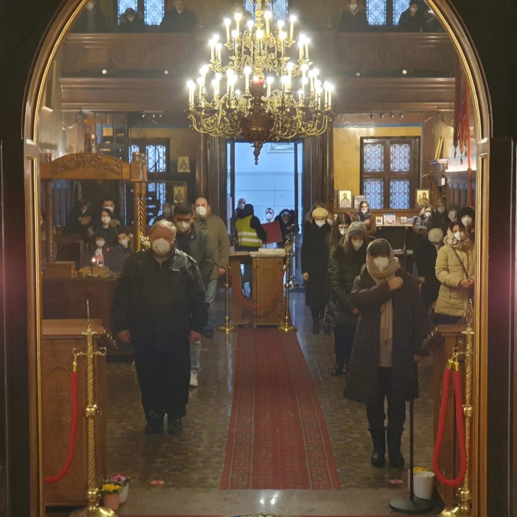 Архијерејска Литургија у Саборном храму у Бечу