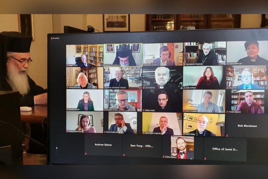 غبطة البطريرك ورؤساء الكنائس في القدس ينضمون لجلسة المجموعة البرلمانية البريطانية (APPG)