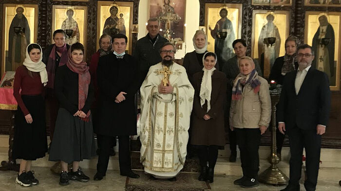 Прослава Сретења Господњег у Подворју Руске Православне Цркве у Дамаску