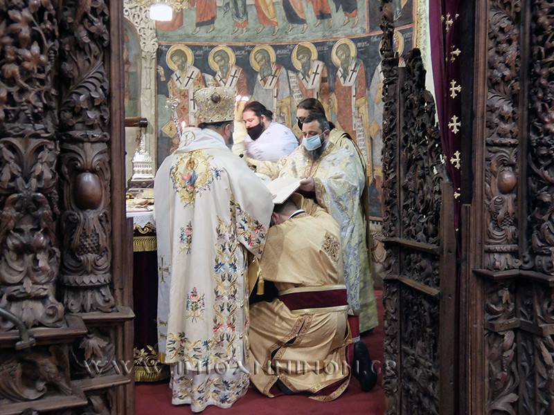 Χειροτονία Διακόνου στην Ι. Μητρόπολη Ιωαννίνων