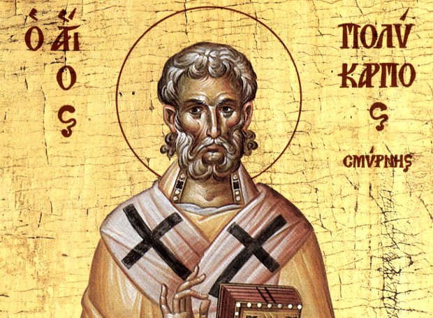 Feast day of Polycarp, Holy Martyr & Bishop of Smyrna