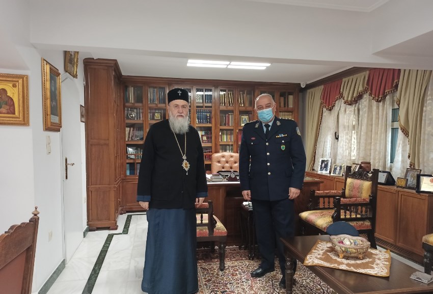 Στη Μητρόπολη ο Αστυνομικός Διευθυντής Κορινθίας