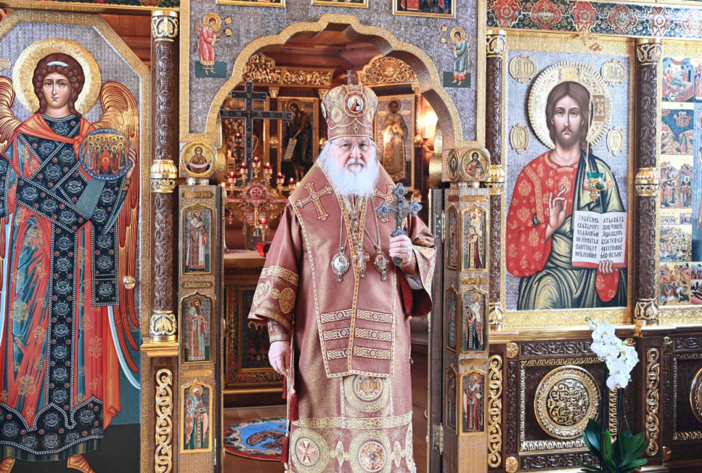 В праздник Собора новомучеников и исповедников Церкви Русской Святейший Патриарх Кирилл совершил Литургию в Александро-Невском скиту