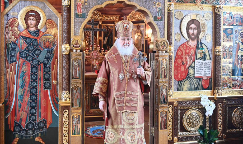 На Сабор новомученика и исповедника Руске Цркве патријарх Кирил богослужио у скиту Александра Невског