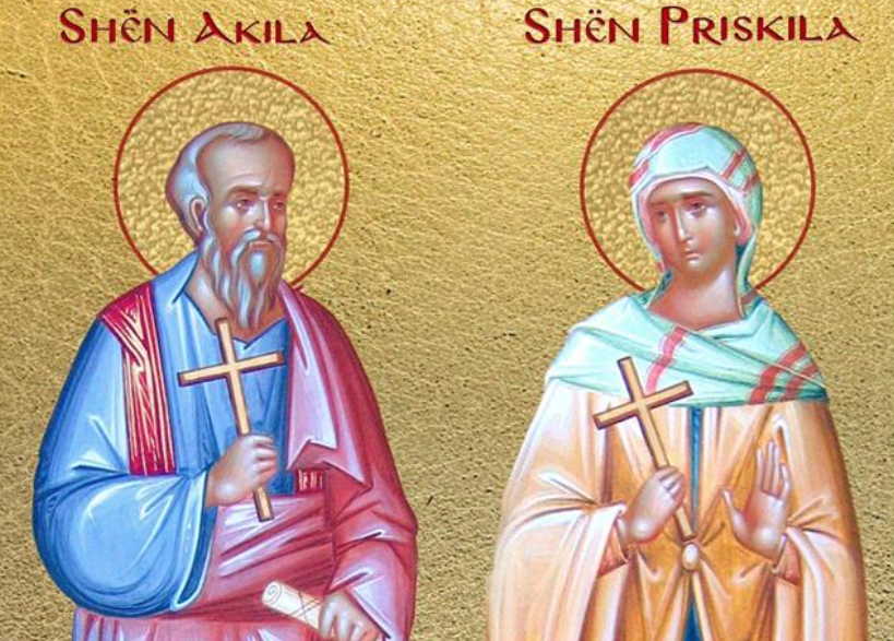 Shenjtori i ditës: Apostujt Akila e Priskila nga të 70-t – Oshënar Martiniani