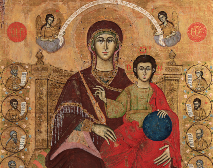 Virgjëresha në Fron dhe Pema e Jeseut