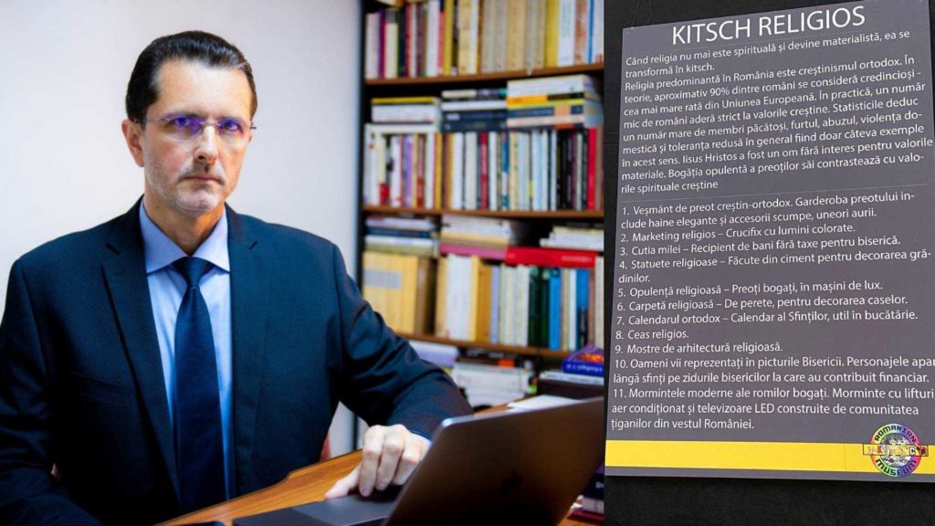 Vasile Bănescu spune prin ce păcătuiește „chinuitul text anticlerical” afișat la „Muzeului Kitsch-ului” dintr-un mall bucureștean