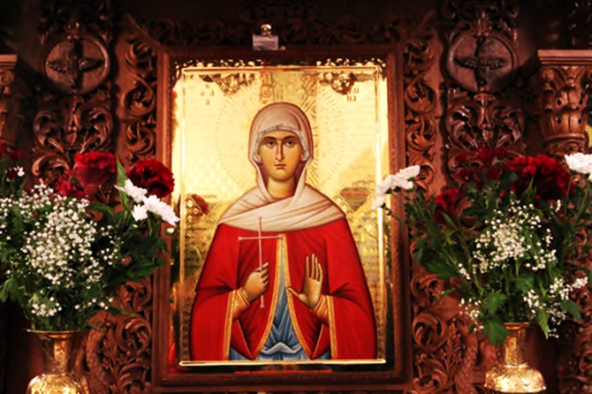 Η Αγία Ακυλίνα στο μετάλλιο της Εκκλησίας της Ελλάδος