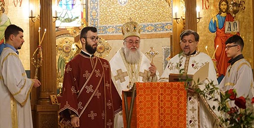 Црквена слава и рукоположење у Кливленду