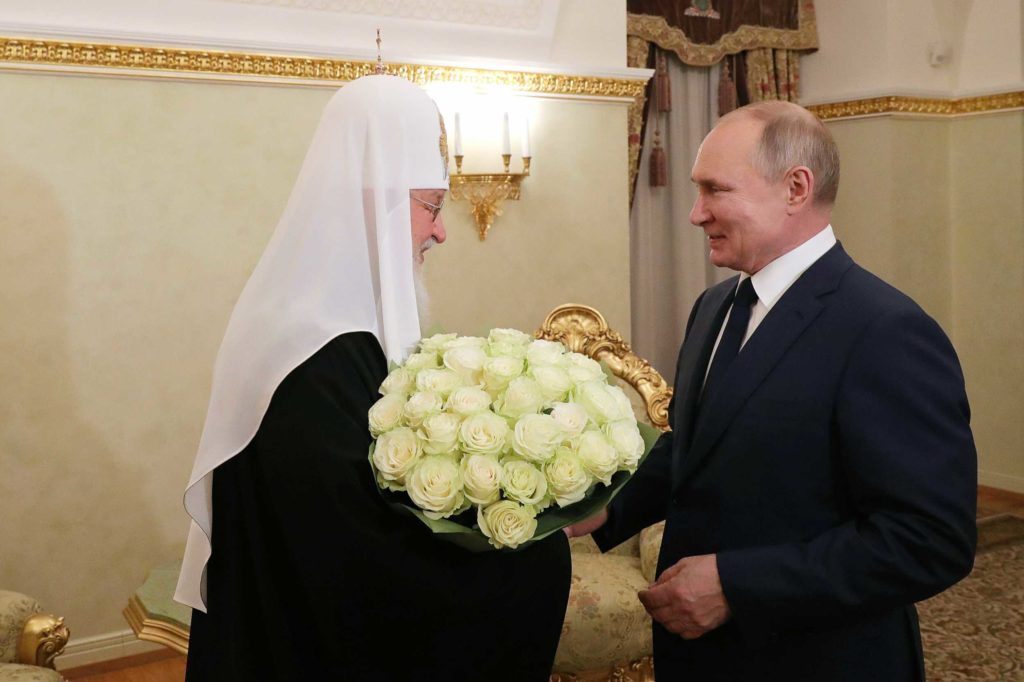 Στον Πατριάρχη Μόσχας ο Βλαντιμίρ Πούτιν