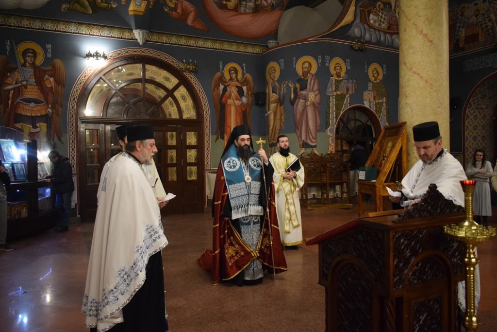 Празнично бденије у Саборном храму у Нишу