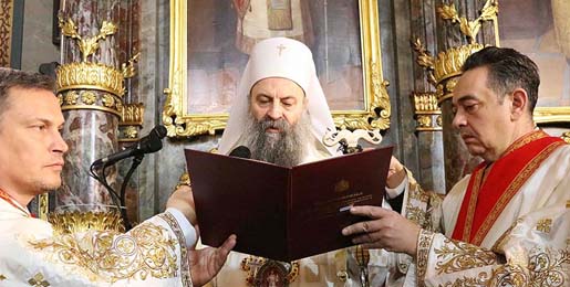 Speech of Serbian Patriarch Porfirije at the enthronement on February 18, 2021 in the Cathedral Church in Belgrade