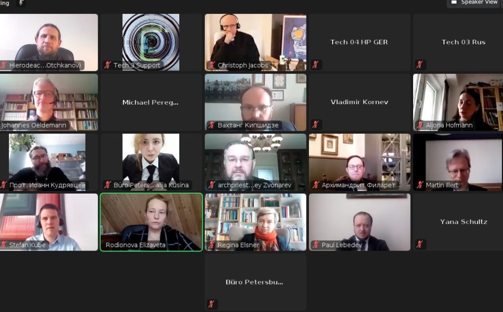 Influence of pandemic on service of Churches in Russia and Germany is subject of discussion at online conference