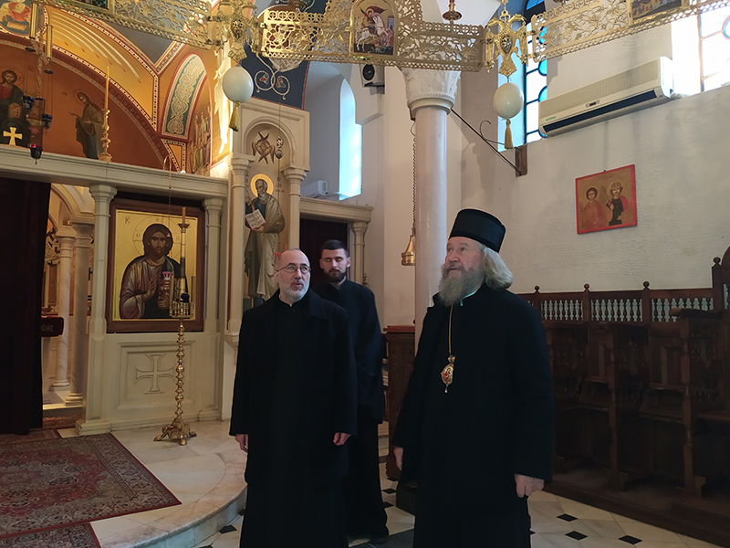Епископ Доситеј посетио Богословски факултет и Историјски институт САНУ