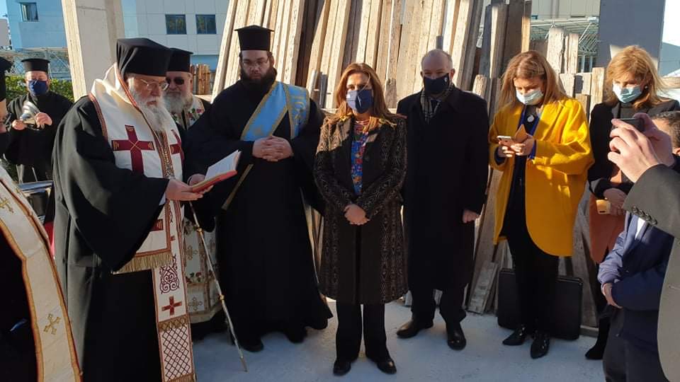 Ο Μητροπολίτης Νεκτάριος θεμελίωσε Ναό στο Νοσοκομείο Κέρκυρας