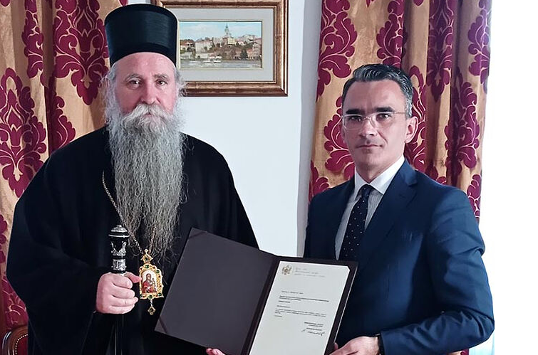 NEW MONTENEGRIN GOV’T AWARDS BISHOP FOR PROTECTING HOLY SITES