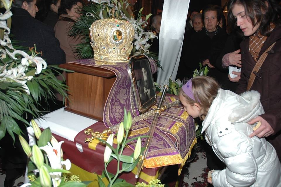 Τα Ιερά Λείψανα του μακαριστού Πατριάρχη Κωνσταντίνου ΣΤ’