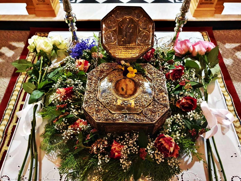 ΣΤΙΓΜΙΟΤΥΠΟ “ΟΡΘΟΔΟΞΙΑ”: Η Τιμία Κάρα του Αγίου Χαραλάμπους