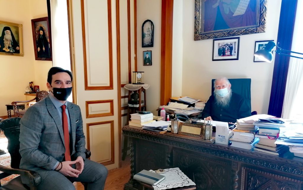 Συνάντηση του Μητροπολίτου Ηλείας με τον Αντιπεριφερειάρχη Δυτικής Ελλάδος