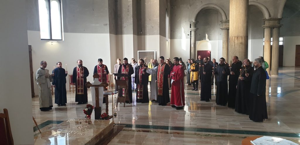 Memorial Service to Bishop Milutin on the occasion of eleven months since his death