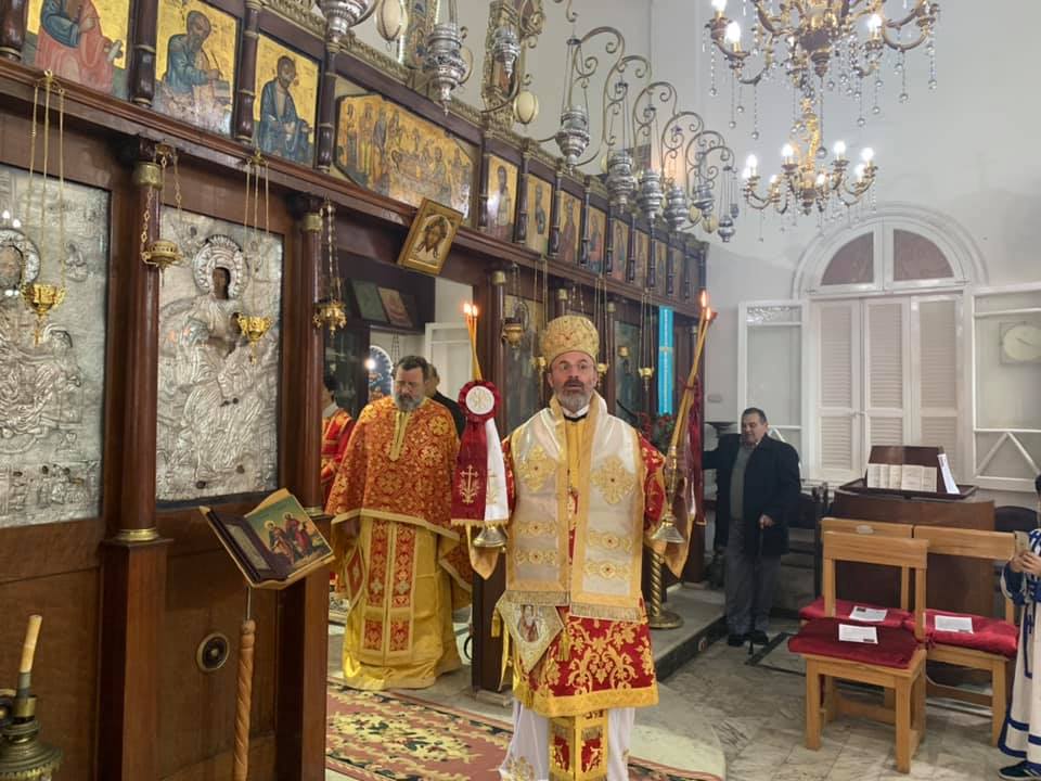 احتفالات في كنيسة الروم بدمياط في عيد القديس غرغوريوس بالاماس