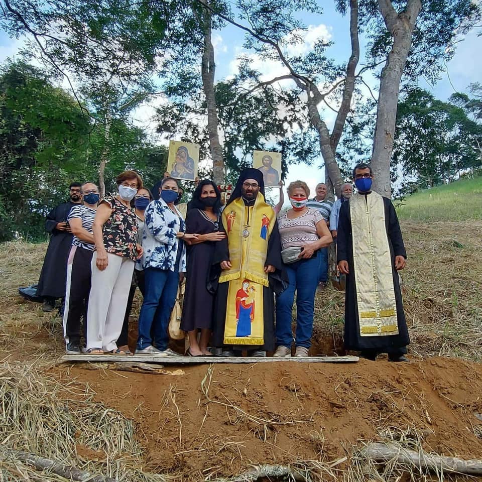 تكريس ارض لبناء دير سيدة البشارة البطريركي في الريو دي جانيرو