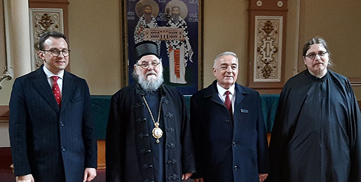 Посета званичника Епархији сремској и Карловачкој богословији