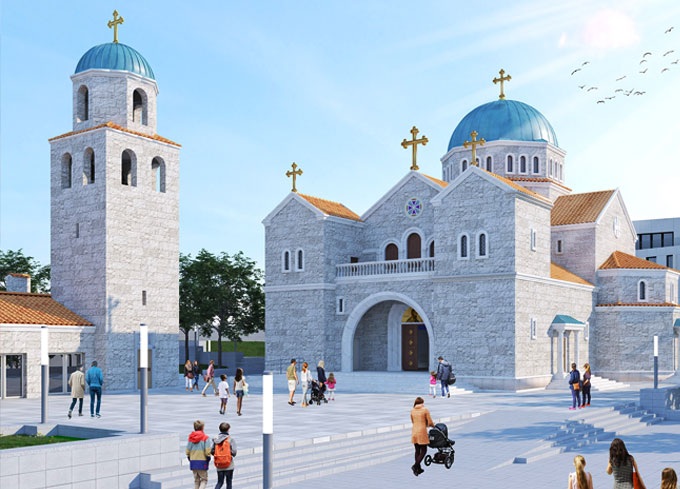 Montenegro’s largest church to be built in seaside town