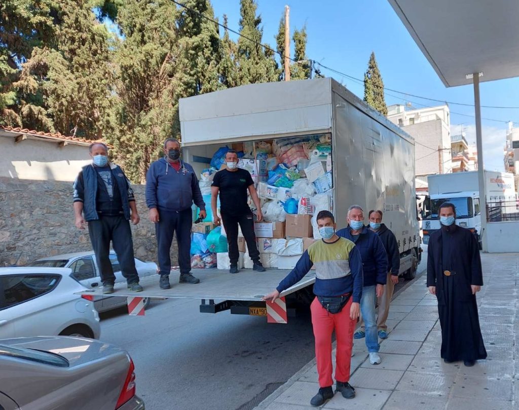 Χαλκίδα: Ξεκίνησε η Αποστολή Αγάπης στους σεισμόπληκτους