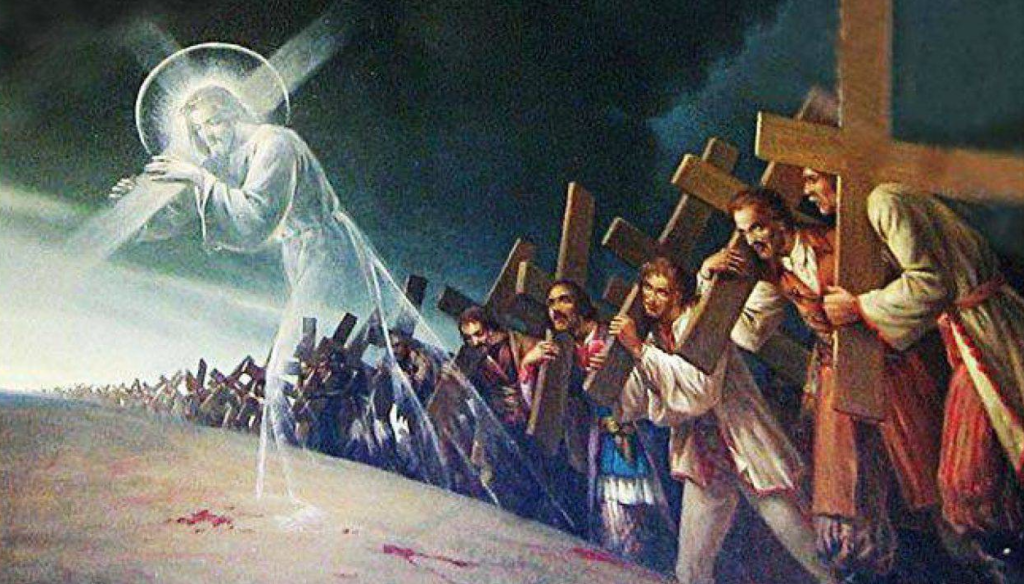 “Me Kryqin hapim Parajsën”!