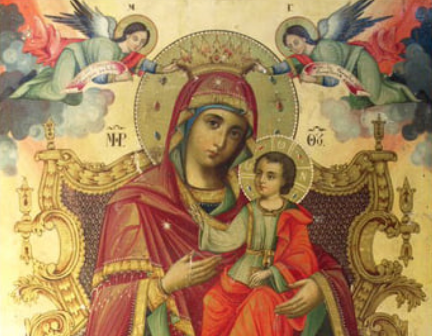 “Shën Mëria në fron me Krishtin”/ Ikona e kishës së Sinicës në Korçë u pikturua në fund të shekullit XIX