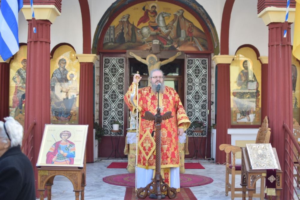 Στον «Τραυματισμένο» Άγιο Γεώργιο Tυρνάβου ο Μητρ. Λαρίσης