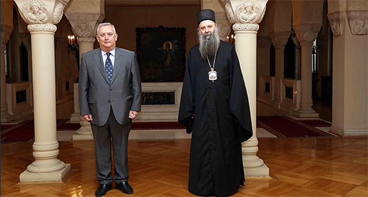 Serbian Patriarch receives Ambassador of the Republic of Greece
