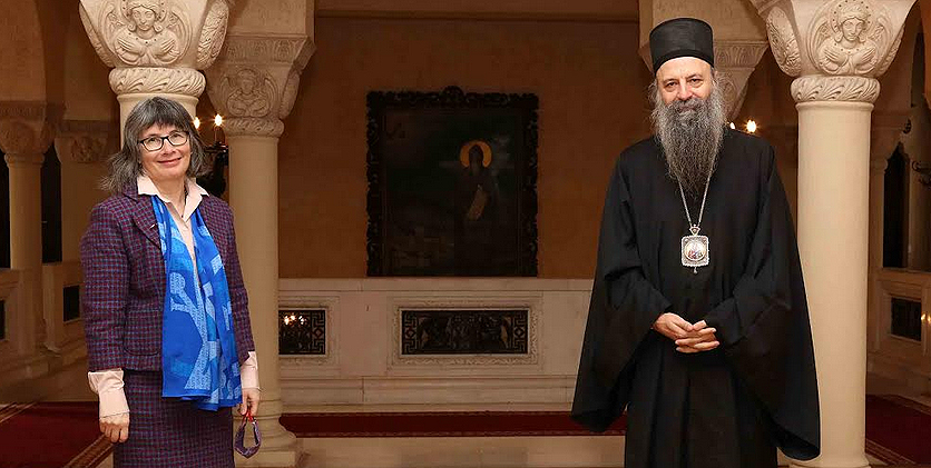 Serbian Patriarch receives Ambassador of Great Britain
